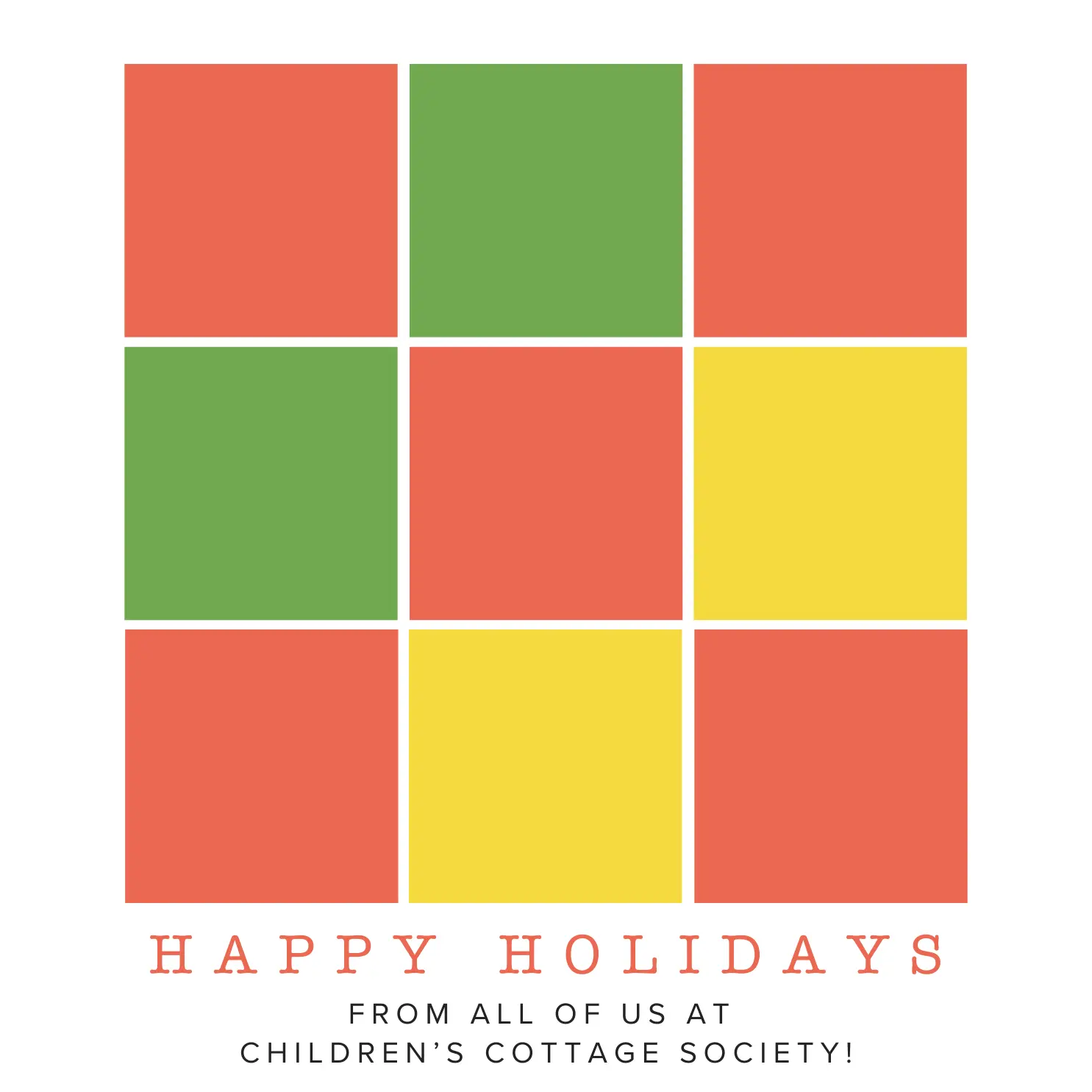 Featured image for “Happy Holidays From Children’s Cottage Society!”